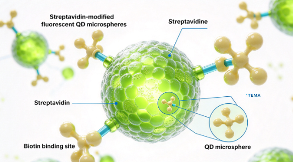 链霉亲和素修饰荧光量子点微球，SA-QD microspheres R-360309