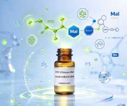 FITC-Chitosan-Mal，荧光标记马来酰亚胺修饰的壳聚糖 R-925900