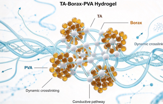 单宁酸-硼砂-聚乙烯醇导电水凝胶，TA-Borax-PVA Hydrogel R-260156