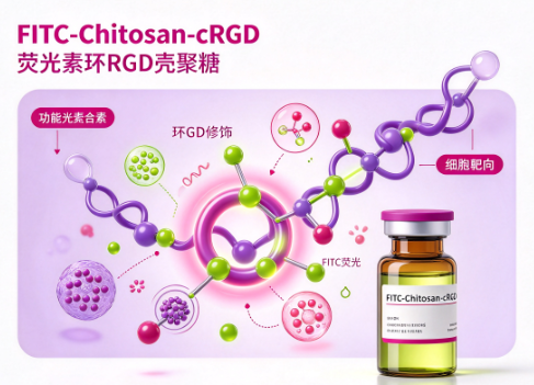 FITC-Chitosan-cRGD，荧光素-环RGD-壳聚糖 R-415215
