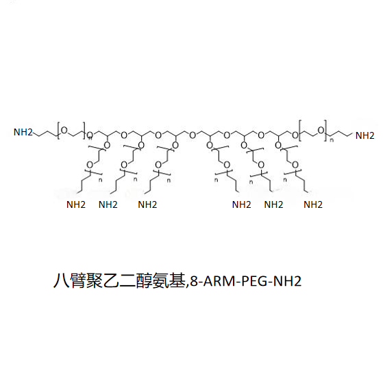 八臂聚乙二醇氨基,8-ARM-PEG-NH2 R-697818