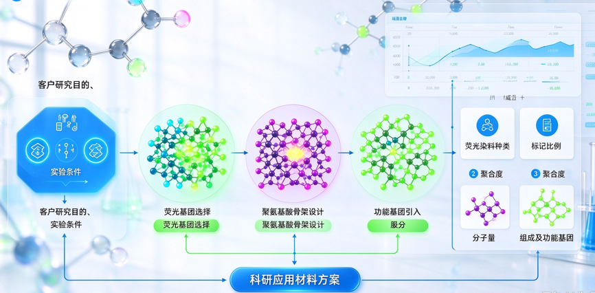 瑞禧生物荧光标记聚氨基酸定制及功能化方案配图
