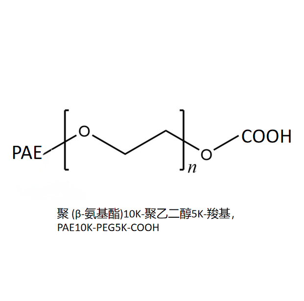 PAE10K-PEG5K-COOH，聚 (β-氨基酯)10K-聚乙二醇5K-羧基 R-447919