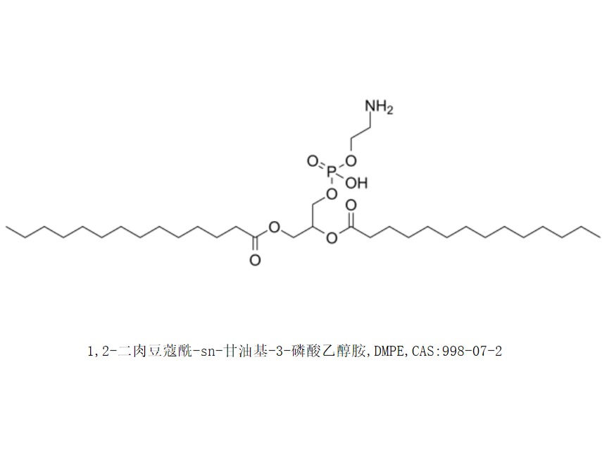 1,2-二肉豆蔻酰-sn-甘油基-3-磷酸乙醇胺,DMPE,CAS:998-07-2 R-906519