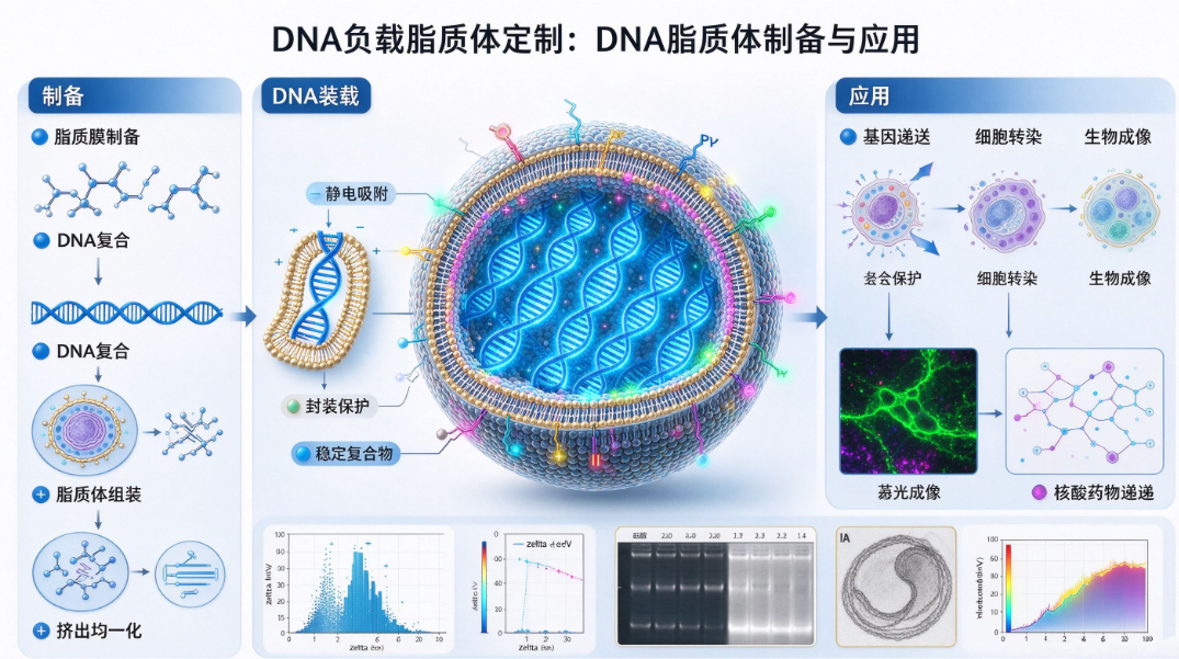 DNA负载脂质体定制