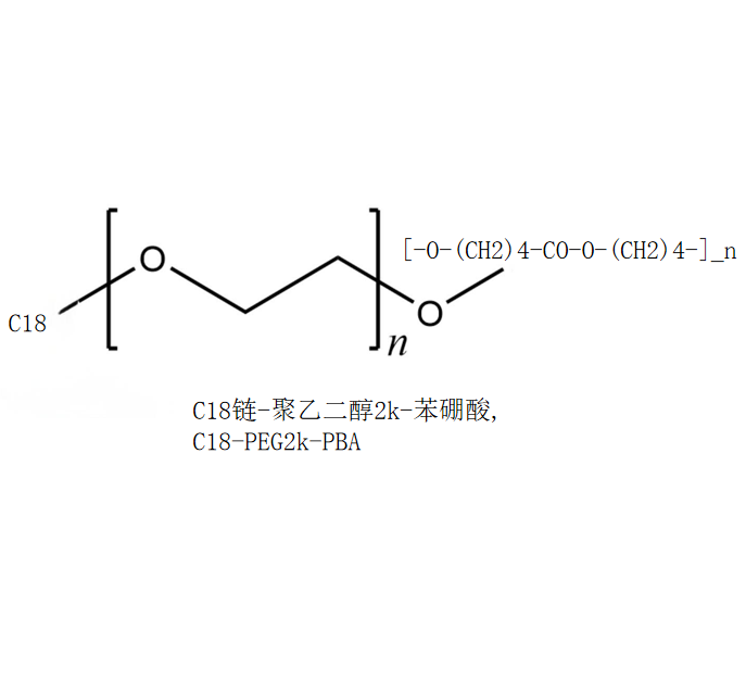 C18-PEG2k-PBA，C18链-聚乙二醇2k-苯硼酸 R-118984
