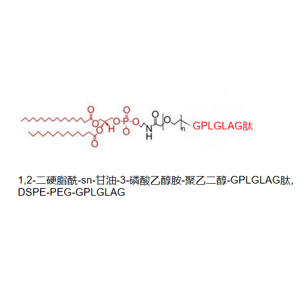 1,2-二硬脂酰-sn-甘油-3-磷酸乙醇胺-聚乙二醇-GPLGLAG肽,DSPE-PEG-GPLGLAG R-624641