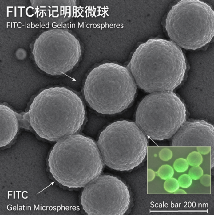 FITC标记明胶微球，FITC-labeled Gelatin Microspheres R-317402