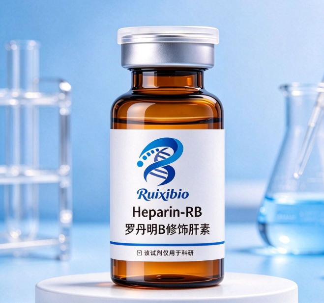 Heparin-RB，罗丹明B修饰肝素，荧光标记红色荧光多糖探针 R-554811