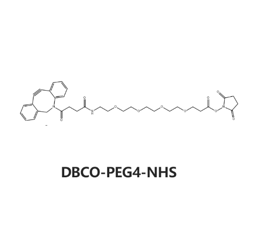 DBCO-PEG4-NHS，CAS:1427004-19-0，二苯并环辛炔-四聚乙二醇-琥珀酰亚胺酯 R-504369