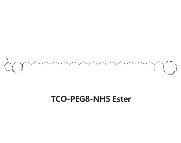 TCO-PEG8-NHS Ester，CAS:2353409-95-5，反式环辛烯-八聚乙二醇-琥珀酰亚胺酯 R-373471