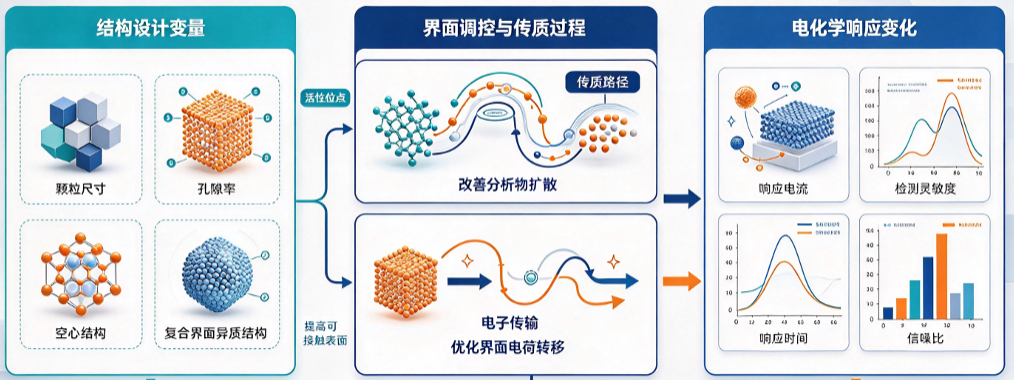 ZIF-67衍生材料的形貌变化可能同时影响上述多个步骤