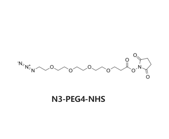 N3-PEG4-NHS，CAS:944251-24-5，叠氮-四聚乙二醇-琥珀酰亚胺酯 R-261633