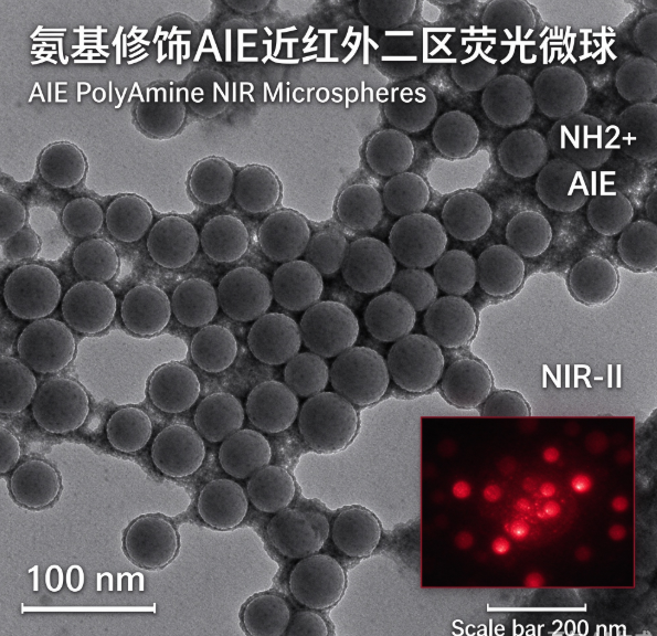 氨基修饰AIE近红外二区荧光微球（100 nm），AIE PolyAmine NIR-II R-400805