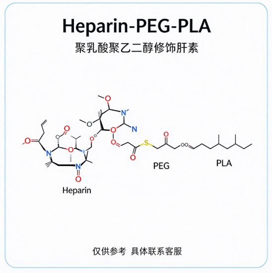 Heparin-PEG-PLA，聚乳酸聚乙二醇修饰肝素 R-631484 产品图