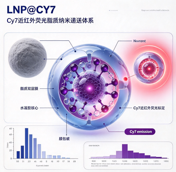 LNP@CY7，Cy7近红外荧光脂质纳米递送体系 R-973596