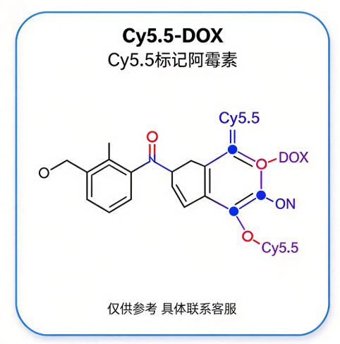 Cy5.5-DOX，Cy5.5标记阿霉素 R-978135