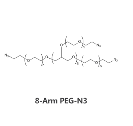 8-Arm PEG-N3,八臂聚乙二醇叠氮 R-231857 产品图