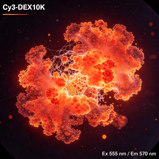 Cy3-DEX10K，荧光Cy3标记葡聚糖（10K） R-514314 产品图
