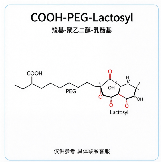 COOH-PEG-Lactosyl，羧基-聚乙二醇-乳糖基 R-586683 产品图