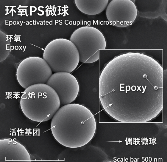 环氧基修饰聚苯乙烯微球， Epoxy PS Microspheres R-607192