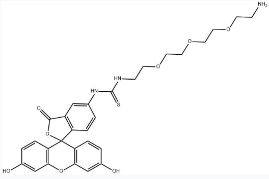 FITC-PEG2K-NH2,异硫氰酸荧光素-聚乙二醇2000-氨基 R-272582 产品图