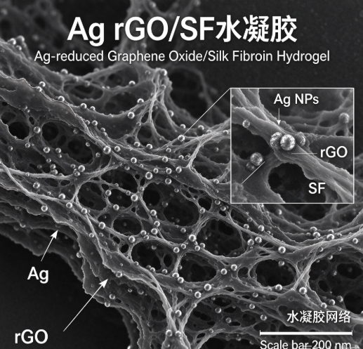 Ag rGO/SF水凝胶，银还原氧化石墨烯/丝素蛋白水凝胶 R-150093 产品图