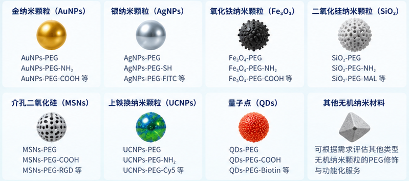 PEG修饰无机纳米颗粒