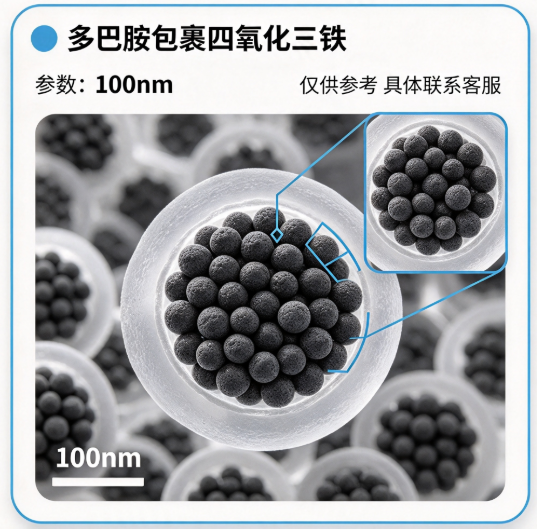 多巴胺包裹四氧化三铁（100nm） R-893613 产品图